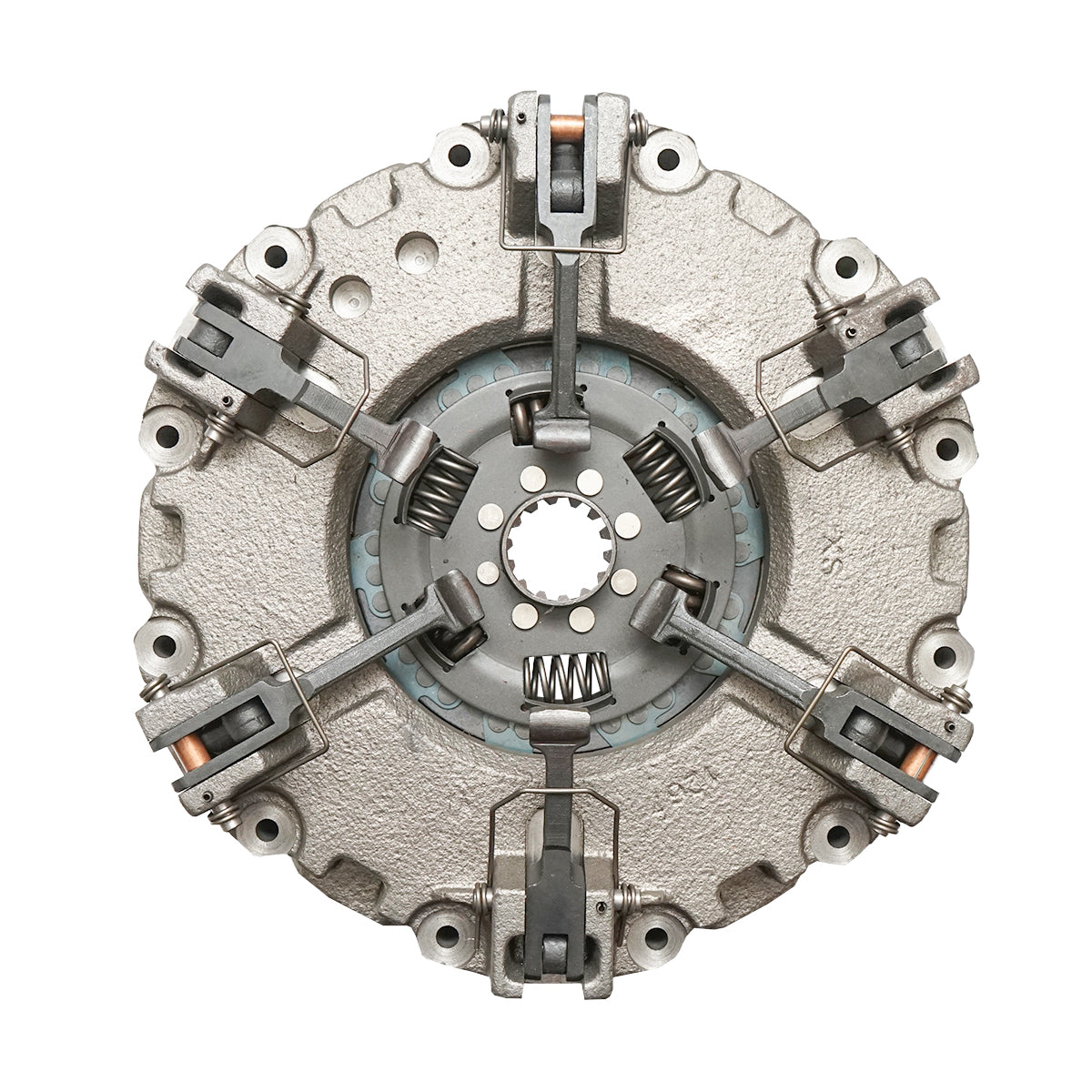 Clutch pressure plate Landini, Massey Ferguson OEM code 228000315, 1888892001, 3303000M95, 3303000M96, 3540479M91, 3600243M91, 3303000M94, 1423468M92, 1423468M93, 228000315, 3303000M93 Breckner Germany